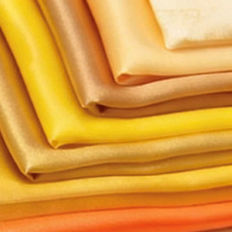 Textile And Sewing Materials - Wielokolorowa miękka satyna, błyszcząca, gładka tkanina