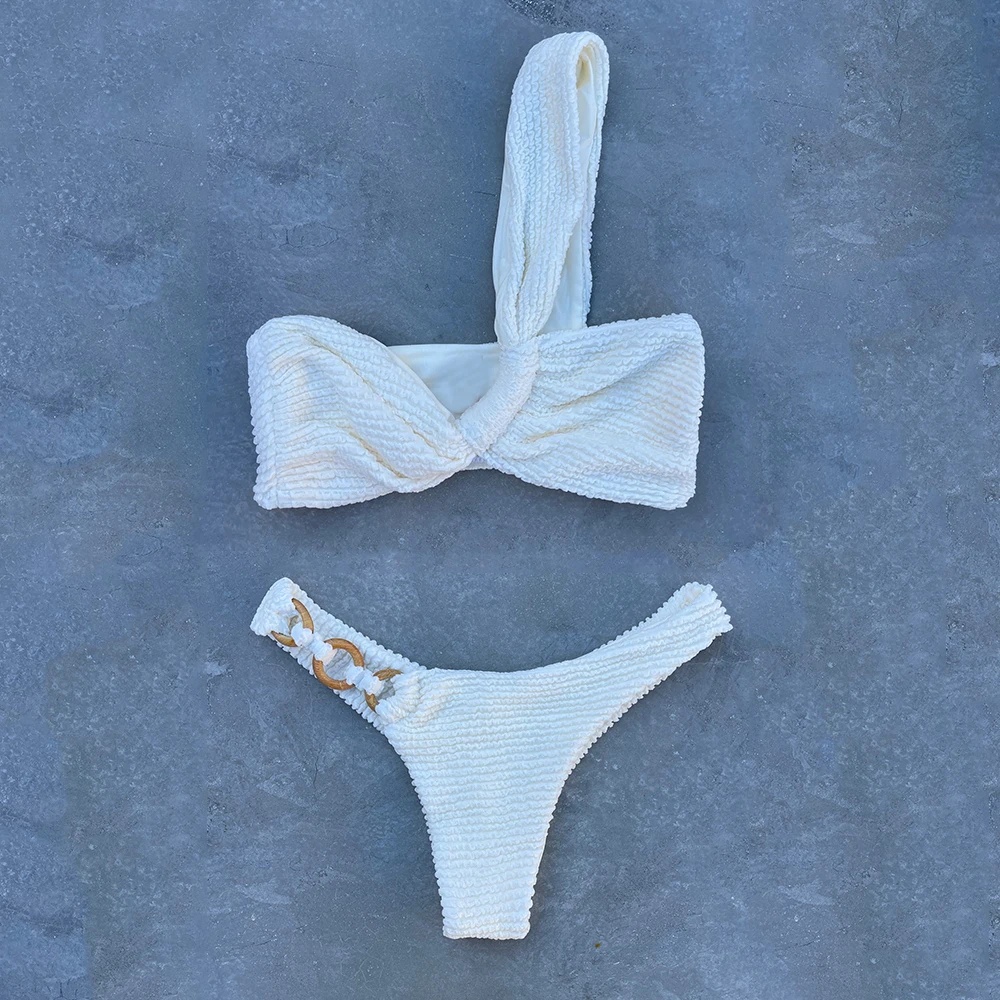 Shoulder Pad Set In - RUOTONSEPT pomarszczone marszczone jedno ramię wyściełane