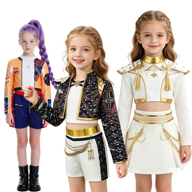 Sewing Jackets - Kostium sceniczny dla dziewczęcej grupy, strój