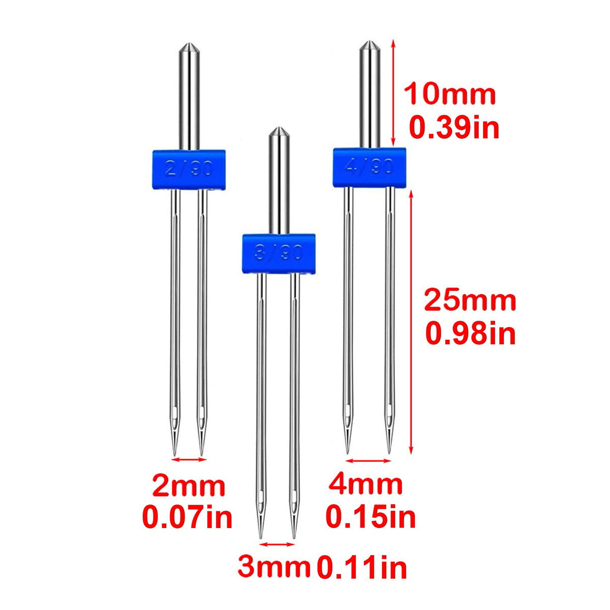 Igły podwójne rozmiar 3 do mas – Twin Needle Stretch recenzja i cena