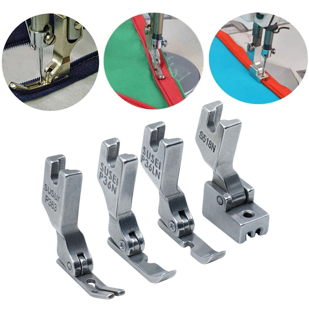 4 sztuk/zestaw stopka do zamka – Zipper Foot Presser recenzja i cena