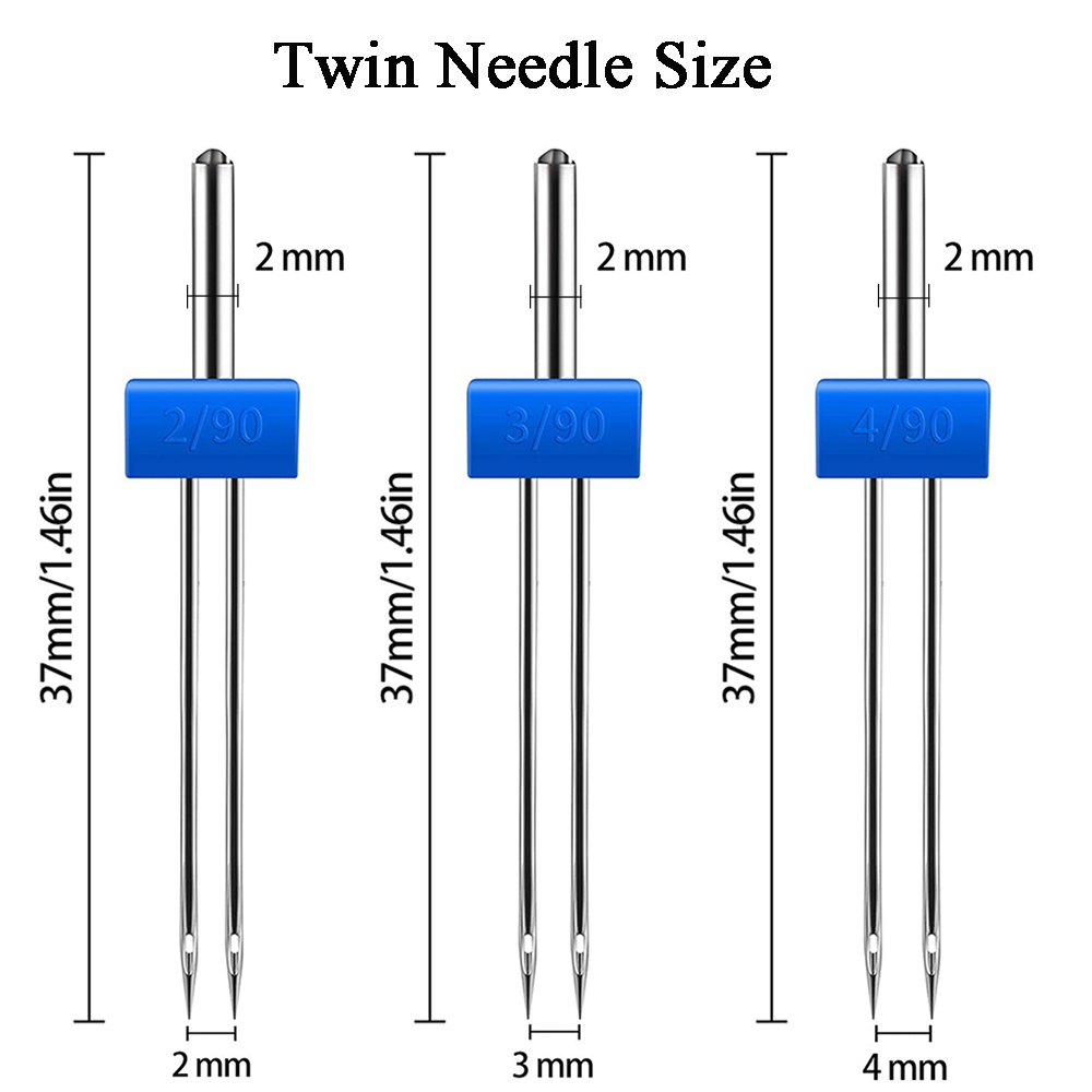 3 rozmiary Podwójne igły do ma – Twin Needle Stretch recenzja i cena