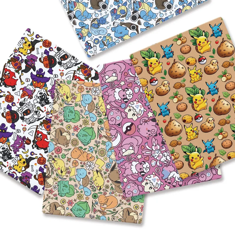 Pokemon Cartoon Fabric140 * 50 – Sewing Production recenzja i cena