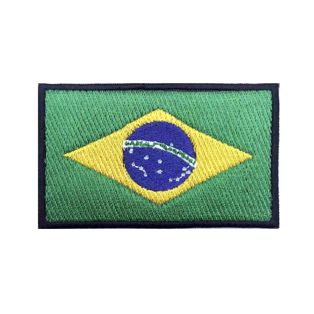 Flaga brazylijska brazylia nas – Velcro Sew On recenzja i cena