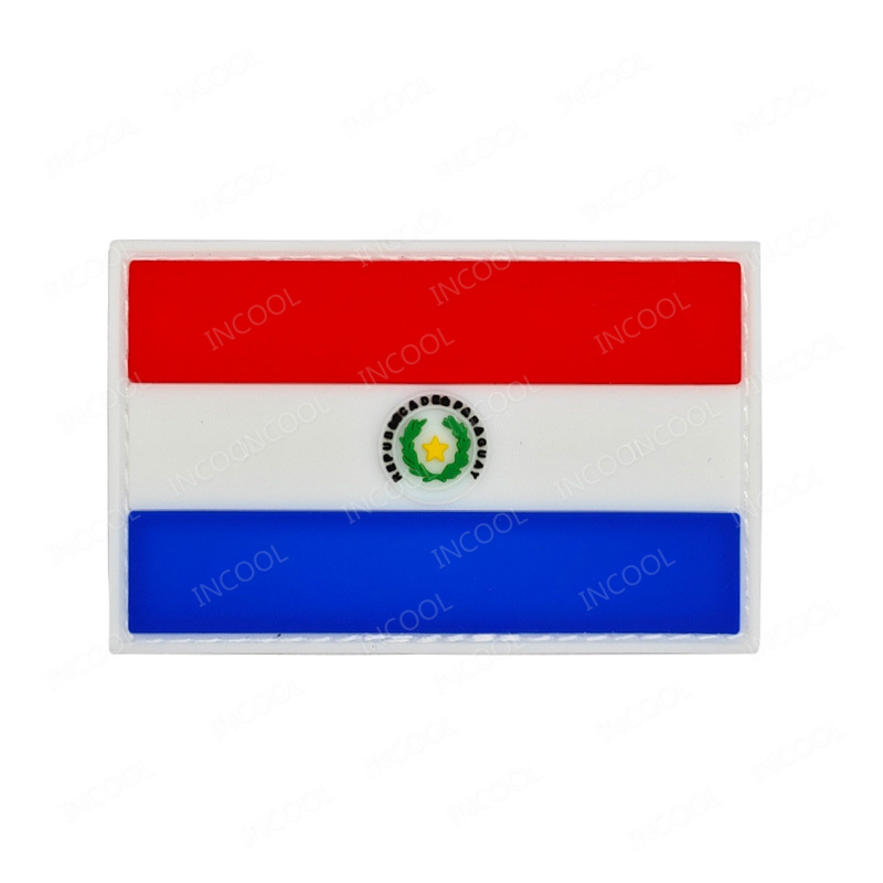 Paragwaj Flaga Haftowana Naszy – Velcro Sew On recenzja i cena