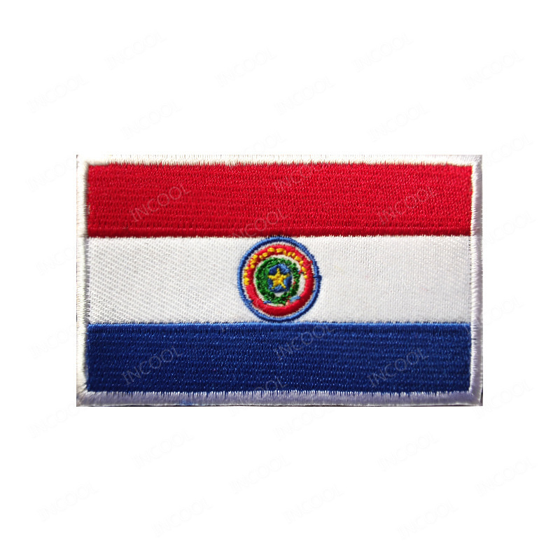 Paragwaj Flaga Haftowana Naszy – Velcro Sew On recenzja i cena