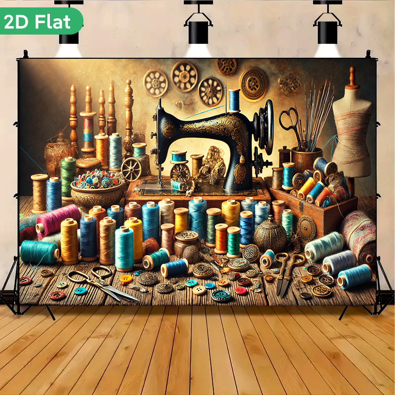 Gobelin ścienny w stylu vintag – Vintage Sewing Textile recenzja i cena
