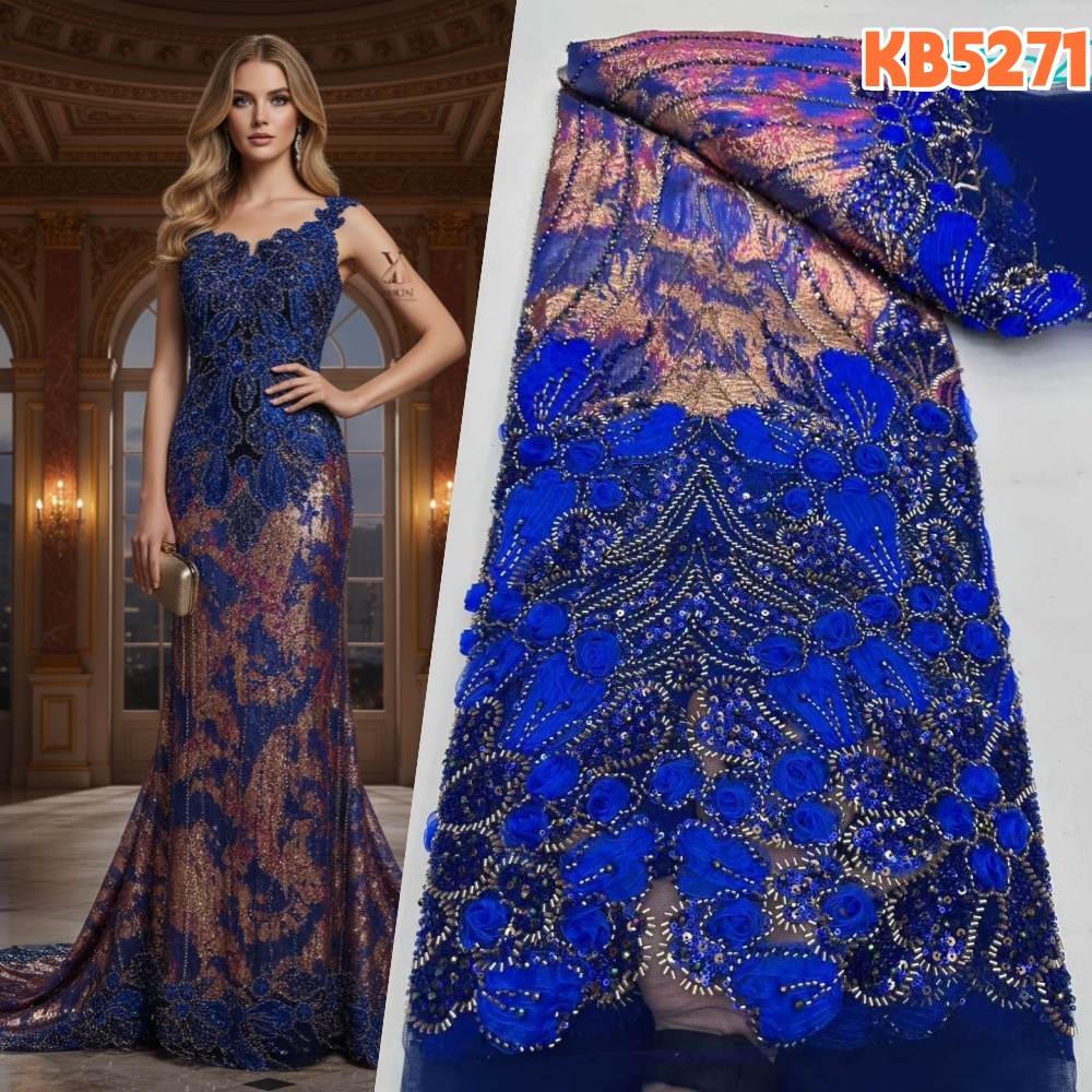 Nigeryjska koronka 5 jardów wy – Sewing Velvet Fabric recenzja i cena
