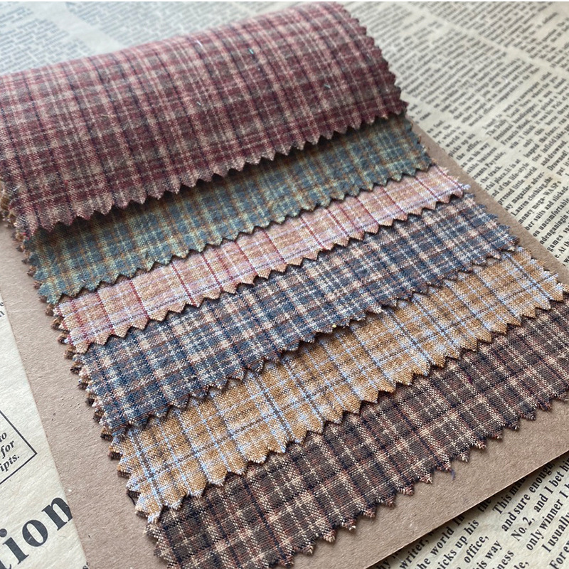 Bawełniana tkanina w kratę 100 – Vintage Sewing Textile recenzja i cena