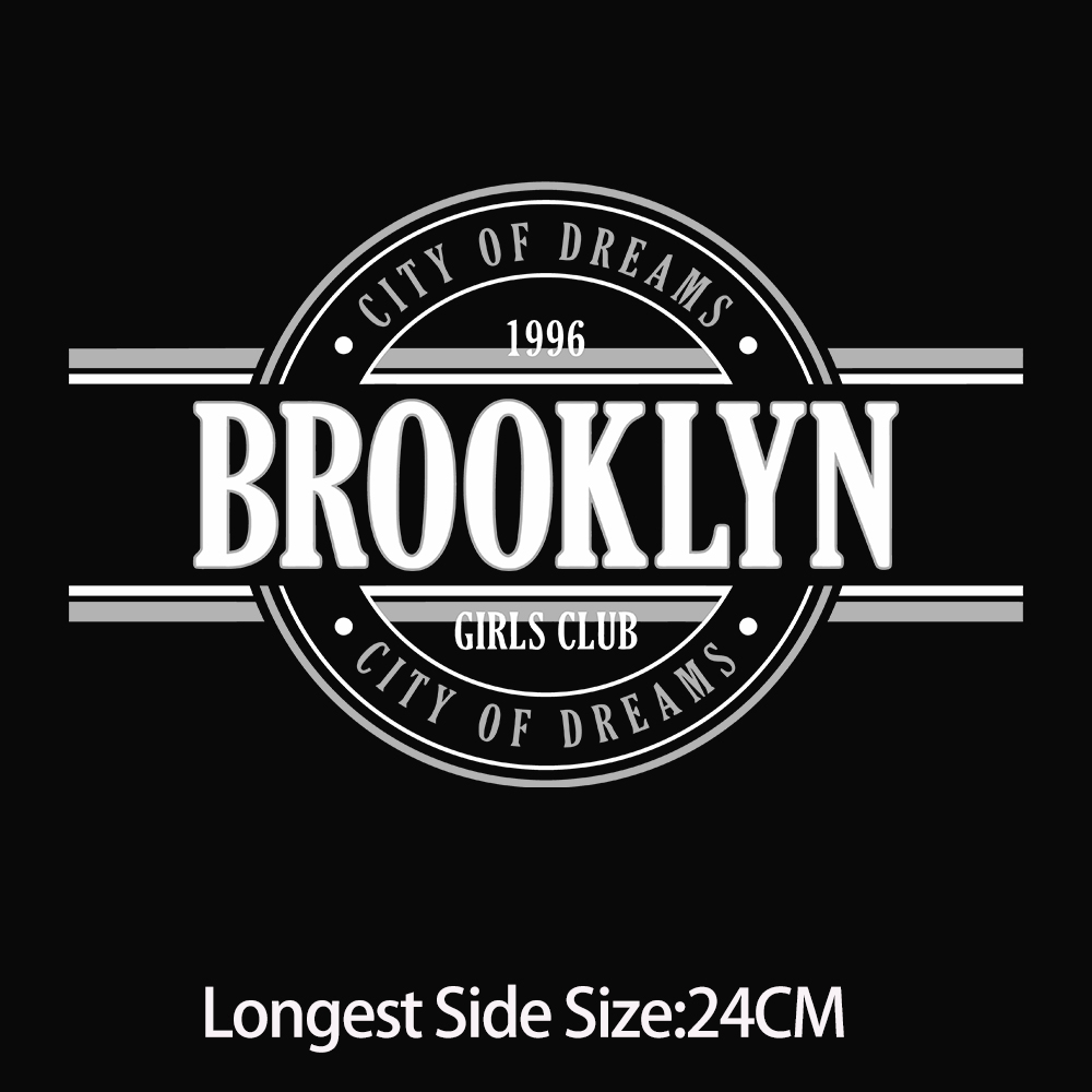 BROOKLYN American City Name Pa – Velcro Sew On recenzja i cena